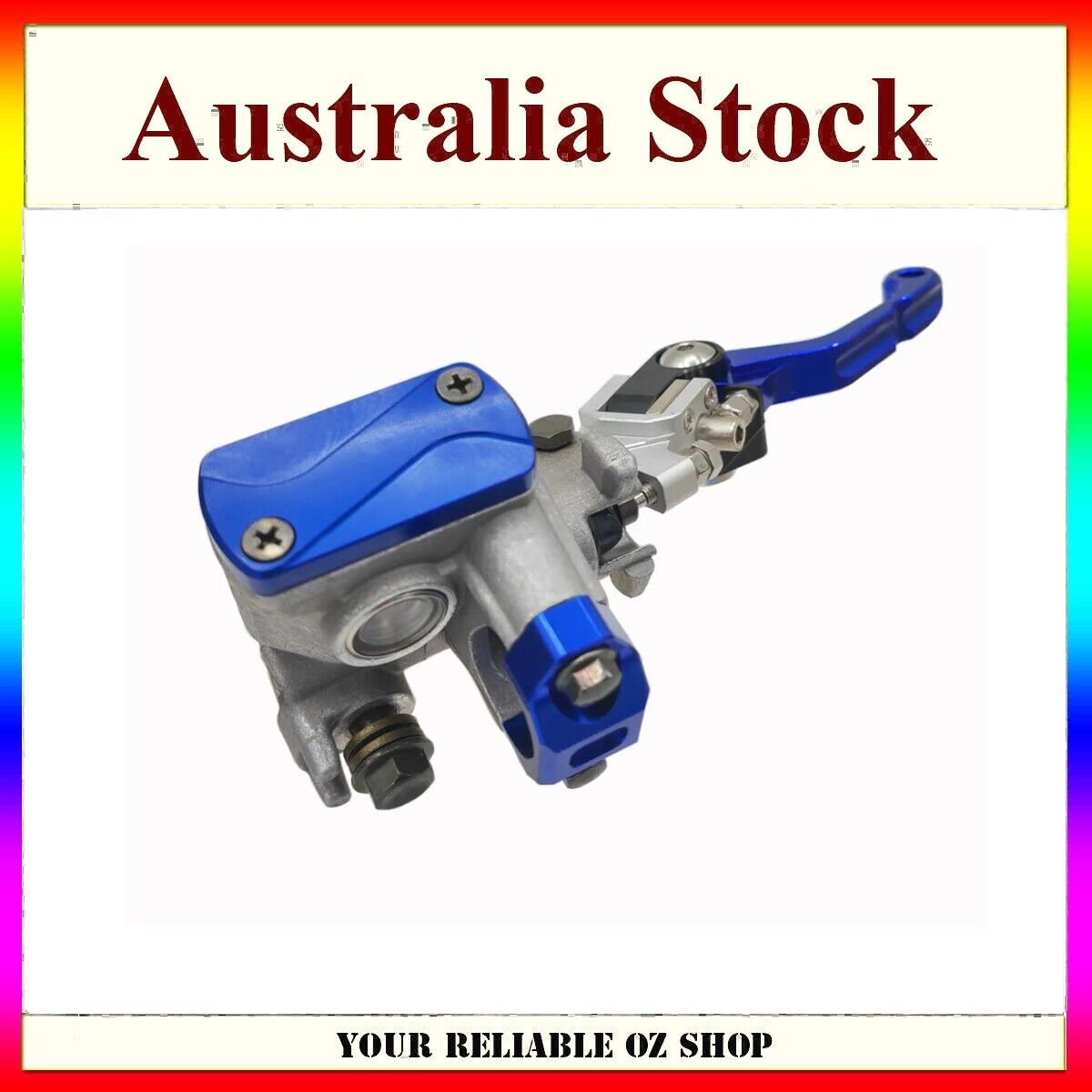 Blue CNC 22mm Brake Master Cylinder Lever For Honda XR400R XR600R XR650L XR650R