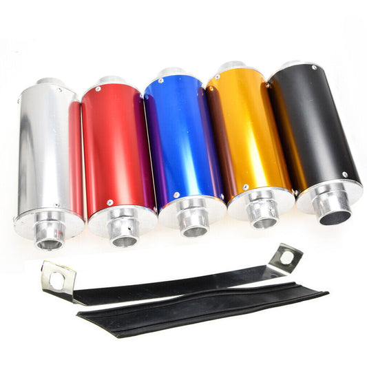 28mm Muffler Exhaust Pipe Tip 50cc 90cc 110cc 125cc 150cc PIT Quad Dirt ATV Bike