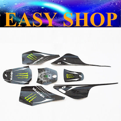 ROCKSTAR DECAL DECALS STICKER STICKERS FOR YAMAHA PEEWEE PW80 PY80 PW 80cc BIKE
