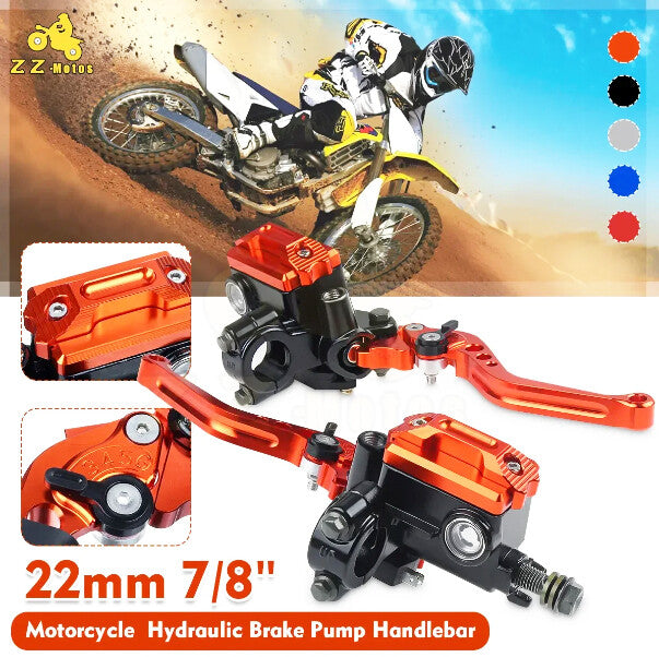 22mm CNC Hydraulic Master Cylinder Brake Clutch Levers For Dirt PIT PRO BIKE
