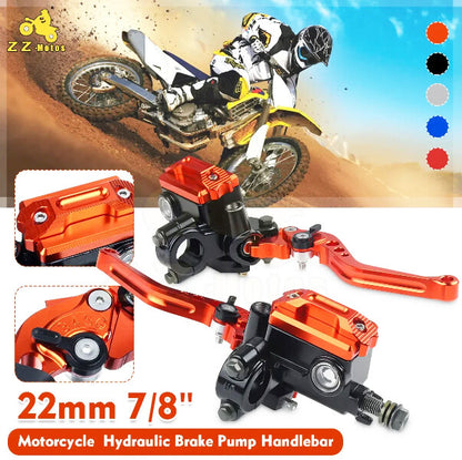 22mm CNC Hydraulic Master Cylinder Brake Clutch Levers For Dirt PIT PRO BIKE