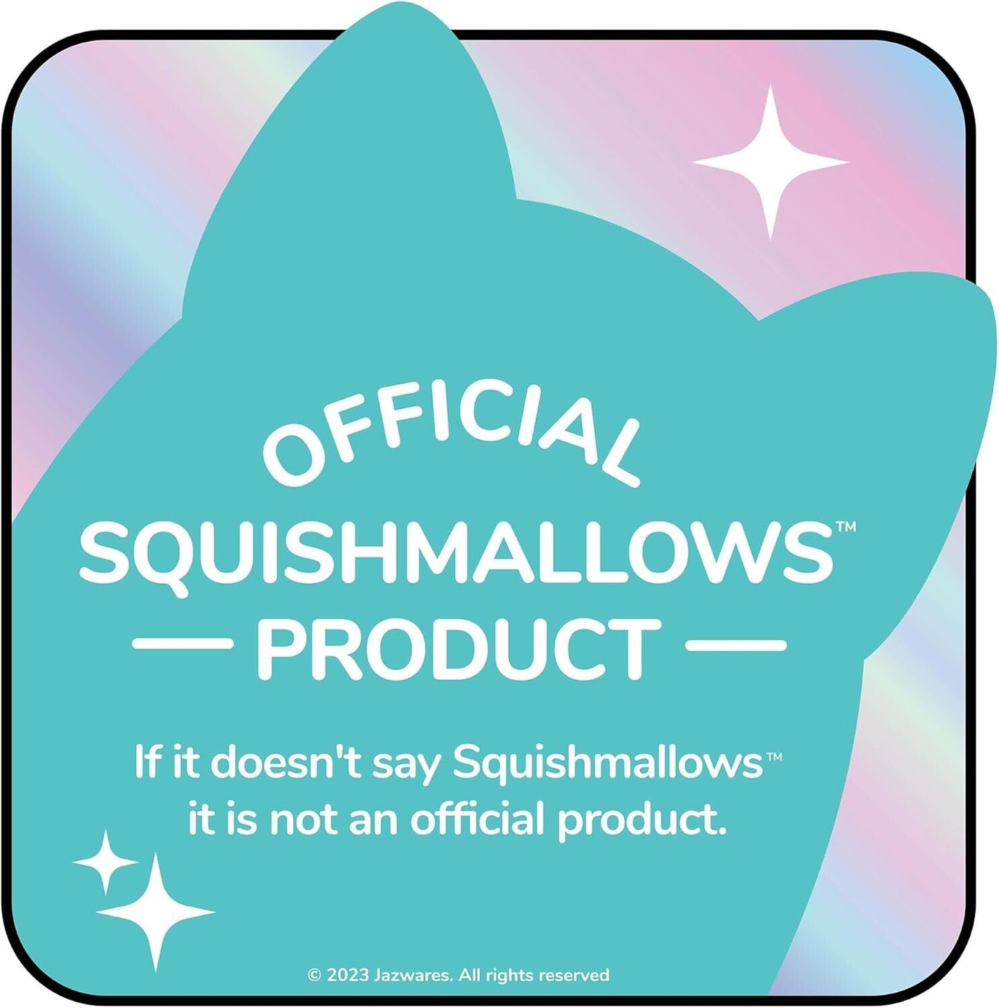 SQUISHMALLOWS 20cm Plush Noe The Tie-Dye Sea Bunny Official Licensed New
