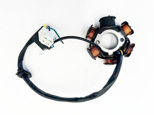 4 Pin Plug 6 poles magneto stator flywheel 50cc 90cc 110cc 125cc ATV QUAD BUGGY