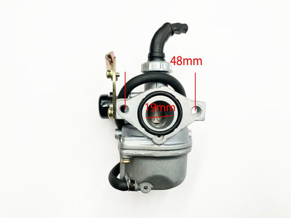 PZ19 Cable Choke Carby Carburetor Bent Air Filter 110/125cc Quad ATV Buggy Bike