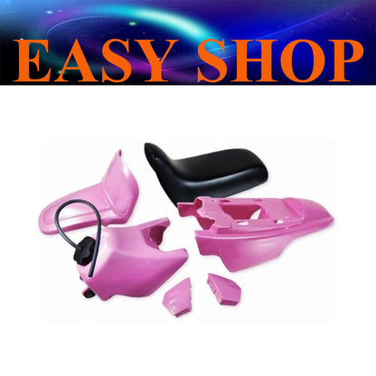 PINK GIRL PEEWEE PW50 PW 50 PLASTICS SEAT TANK FENDER FAIRING SET KIT PY PY50 50