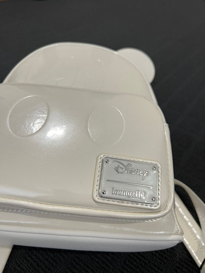New Loungefly Disney Mickey Mouse Wedding Pearl White Cosplay Mini Girl Backpack