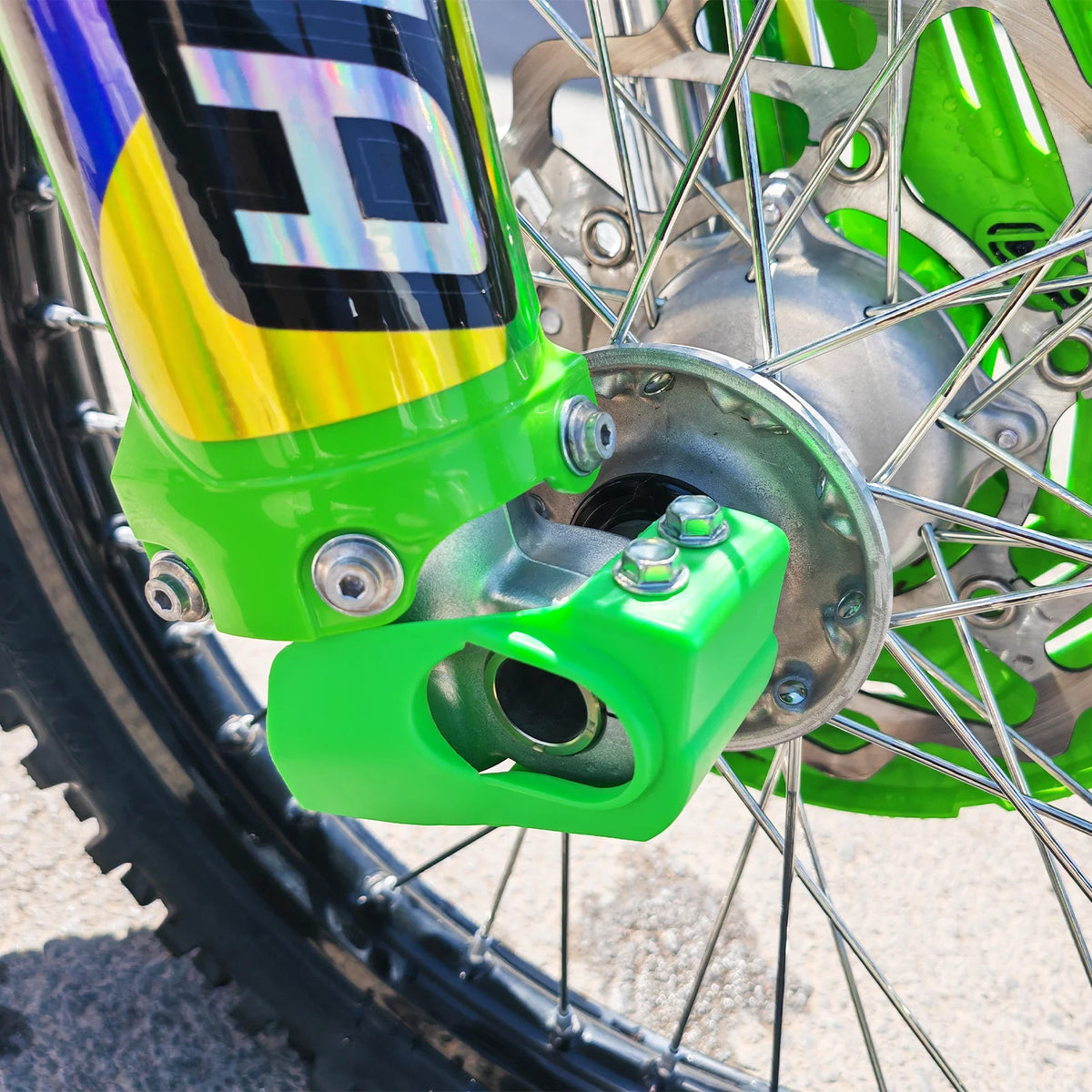 Plastic Fork Protector Cover Guard Kit For Kawasaki KX250 KX450 KX250F KX450F