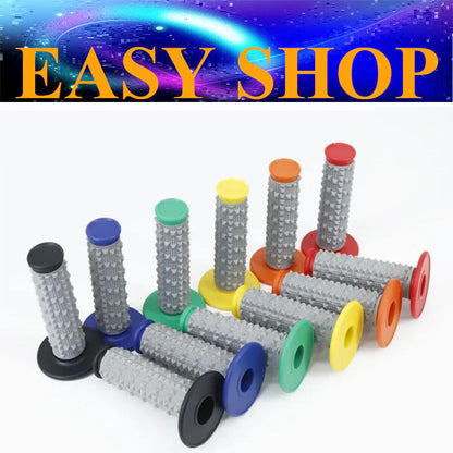Motorcycle Handlebar Grip Dirt Pit Bike Motocross 7/8" Rubber Gel Hand Grips