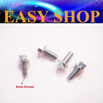 4X 8mm Brake Rotor Disc Sprocket Mounting Bolts Buggy Gokart Atomic Scooter Dune