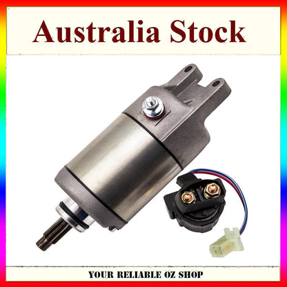 12V STARTER MOTOR & RELAY SOLENOID FOR HONDA TRX300 TRX300FW 4WD FourTrax RX250