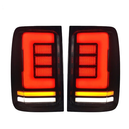 Smoked LED Tail Lights With Sequential Indicator For Volkswagen Amarok 08-20