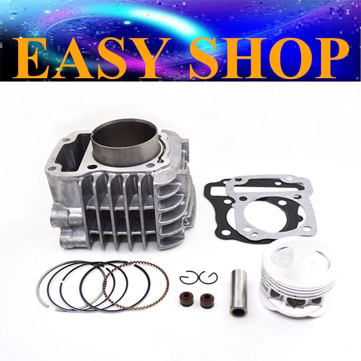 130cc Big Bore Cylinder 54MM Piston Kit For Honda NBC110 NBC 110 Fuel Injection