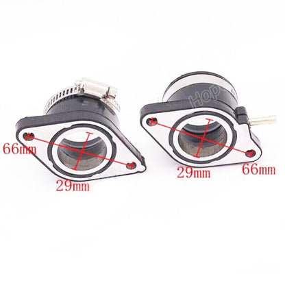 2 Pcs Carburetor Carby Carb Intake Manifold Boots For Yamaha XT600 TT600 XT500