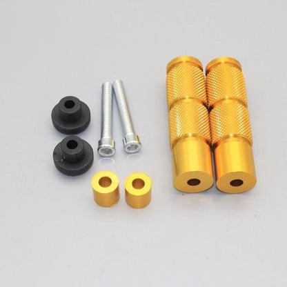 Universal CNC Aluminum Motorcycle ATV Footrests Foot Pegs Pedals RED BLACK BLUE