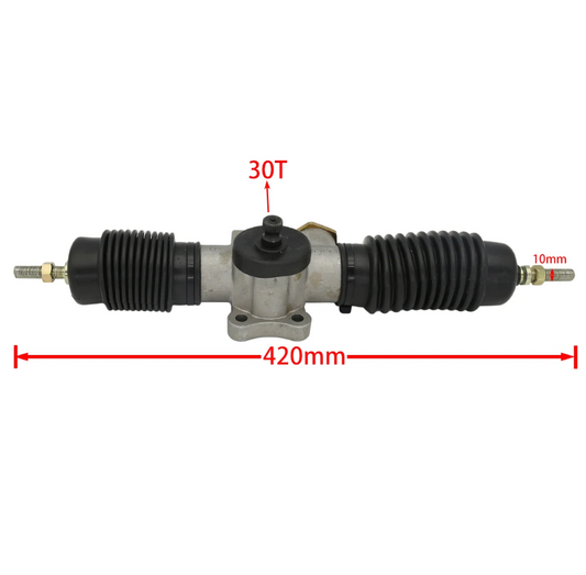 420mm Power Steering Gear Rack Pinion For Golf GoKart Buggy Karting ATV Bike