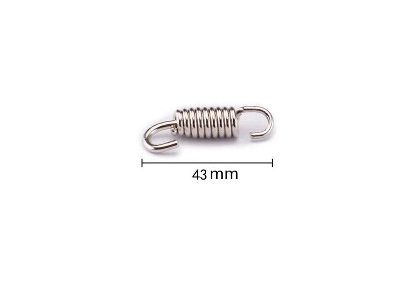 2pcs 35mm-85mm Stainless Steel Exhaust Pipe Spring Hooks For Suzuki Motorcycle