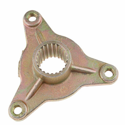 2Pcs 3 Stud 23 Tooth Spline Wheel Rear Axle Hub 125cc 110cc Quad Bike ATV Buggy