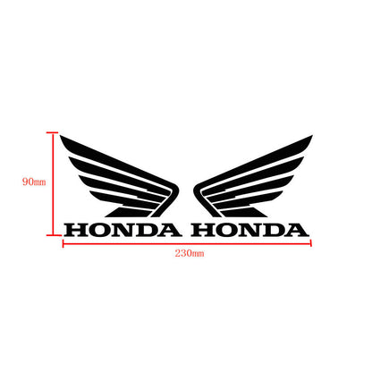 HONDA WING FUEL PETROL TANK STICKER DECAL VINYL MOTORCYCLE BIKE TRUCK CAR UTE