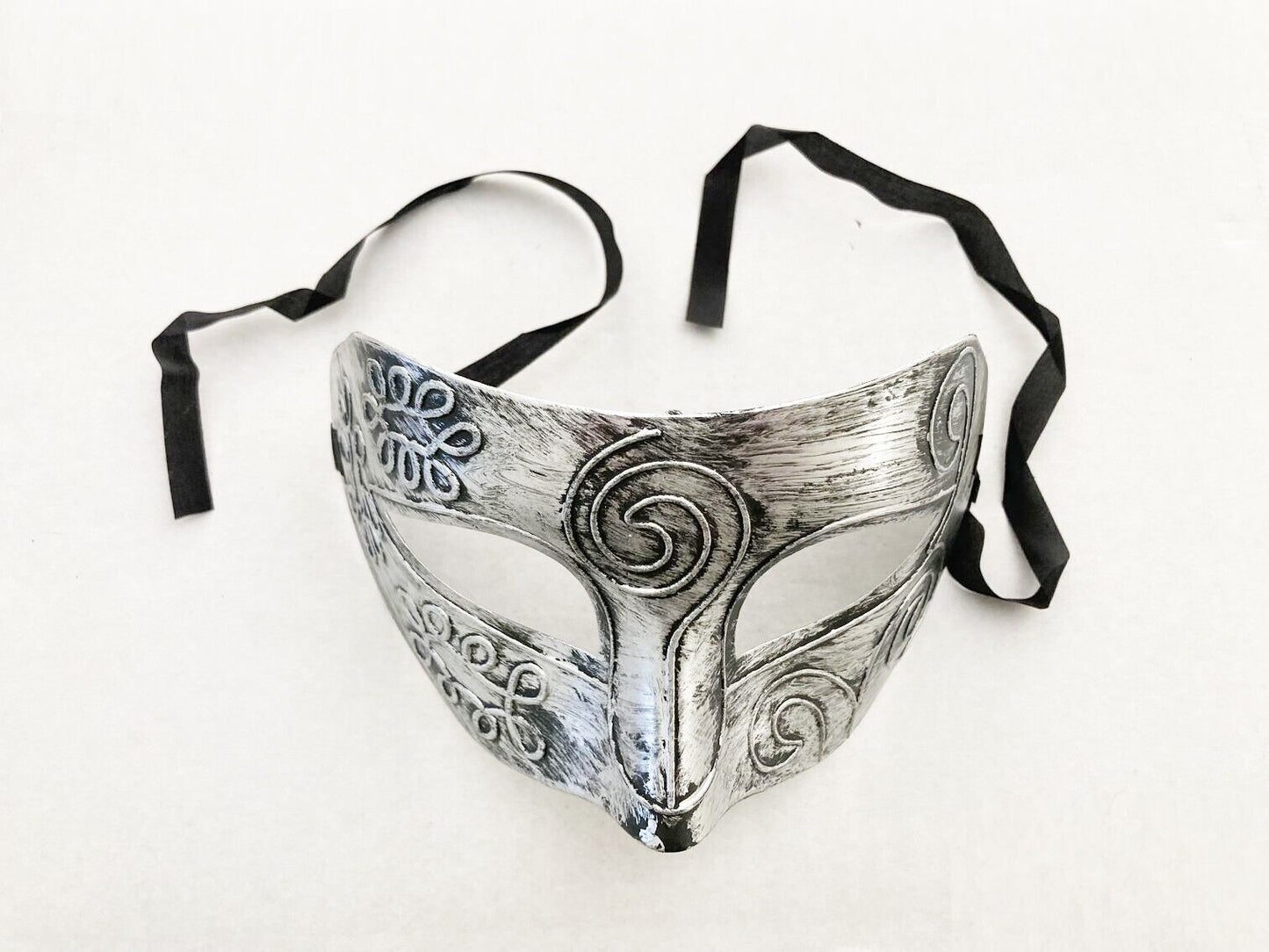 Men Women Silver Costume Masquerade Cosplay Party Mask Venetian Ball Roman Eye