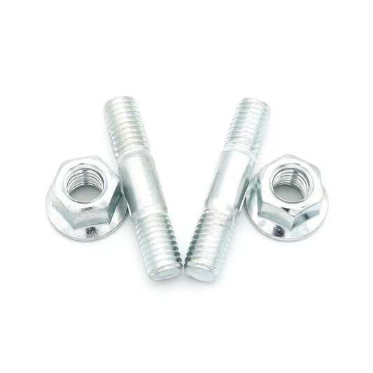 PAIR BAR STUD SCREWS NUTS FOR HUSQVARNA CHAINSAW 36 41 136 137 141 142 530015877