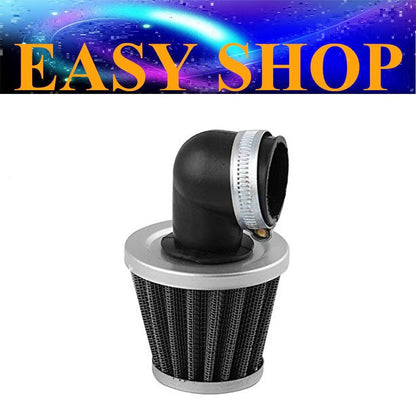Alloy 35mm 90 Degree Bent Angled Air Filter Pod Cleaner PIT QUAD DIRT BIKE ATV
