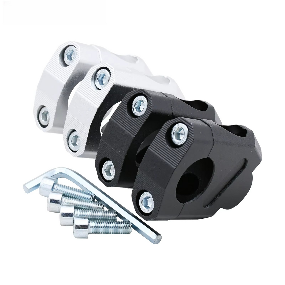 28mm 22mm Handlebar Risers Clamp Adapter For Kawasaki Suzuki Yamaha Honda KTM
