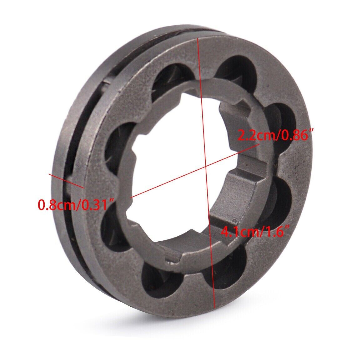 3Pcs 3/8"-8 8T Chain Rim Sprocket for Husqvarna 394 395 Stihl 064 066 Chainsaw