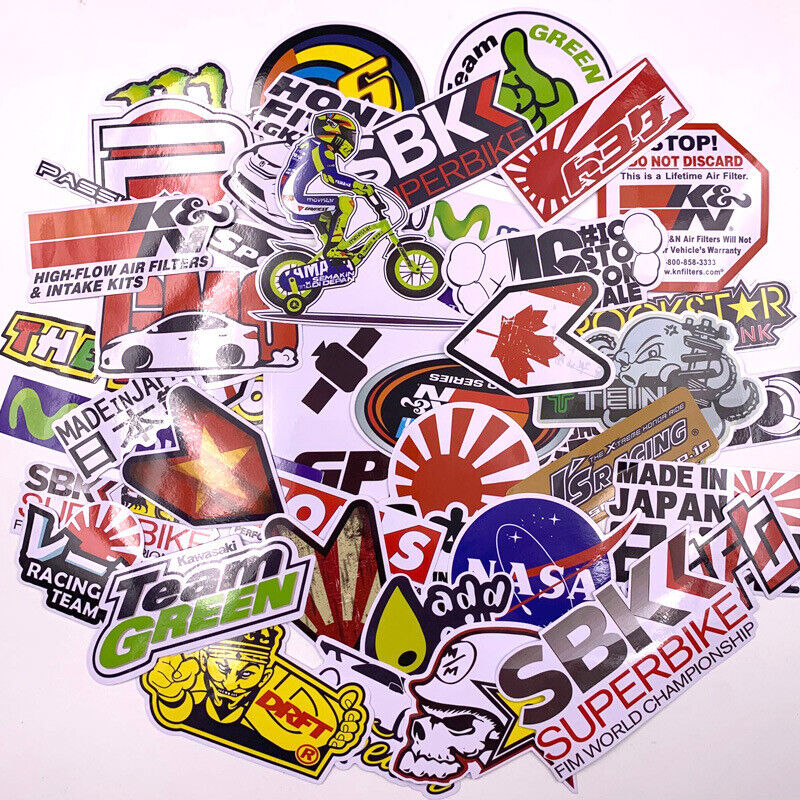 40pcs Decal Stickers Bomb Logo Car Laptop Phone Vinyl Skateboard Skate Cartoon