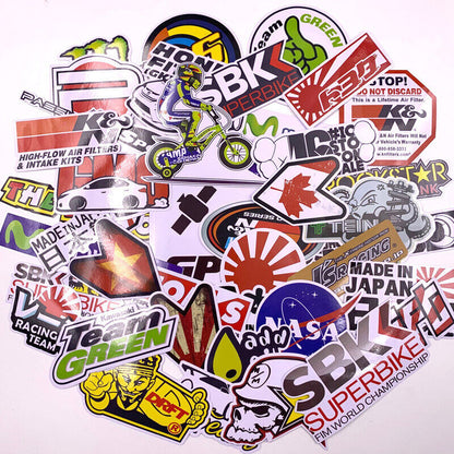 40pcs Decal Stickers Bomb Logo Car Laptop Phone Vinyl Skateboard Skate Cartoon