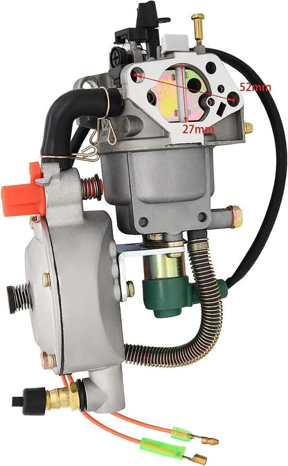 Manual LPG Dual Fuel Carburetor Carb Carby HONDA GX240 GX270 173F Gas Generator