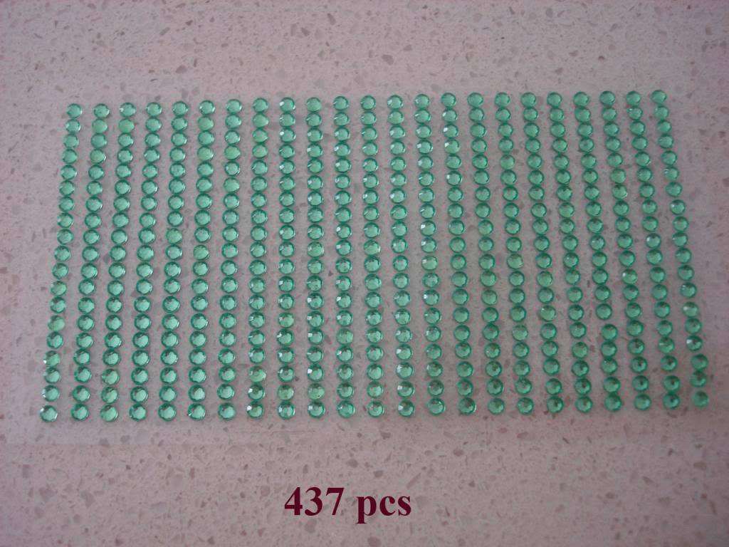437 3MM RHINESTONE DIAMANTE DIY CRAFT STICKER WEDDING INVITATION IPHONE ENVELOPE