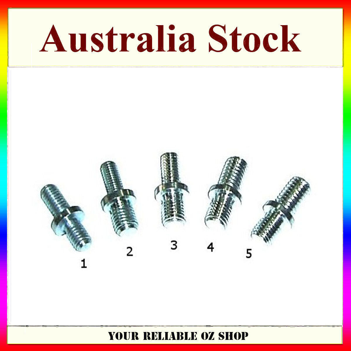 M8 8mm M10 10mm M12 12mm Adaptor Bolt for Strimmer Trimmer Bruchcutter Heads