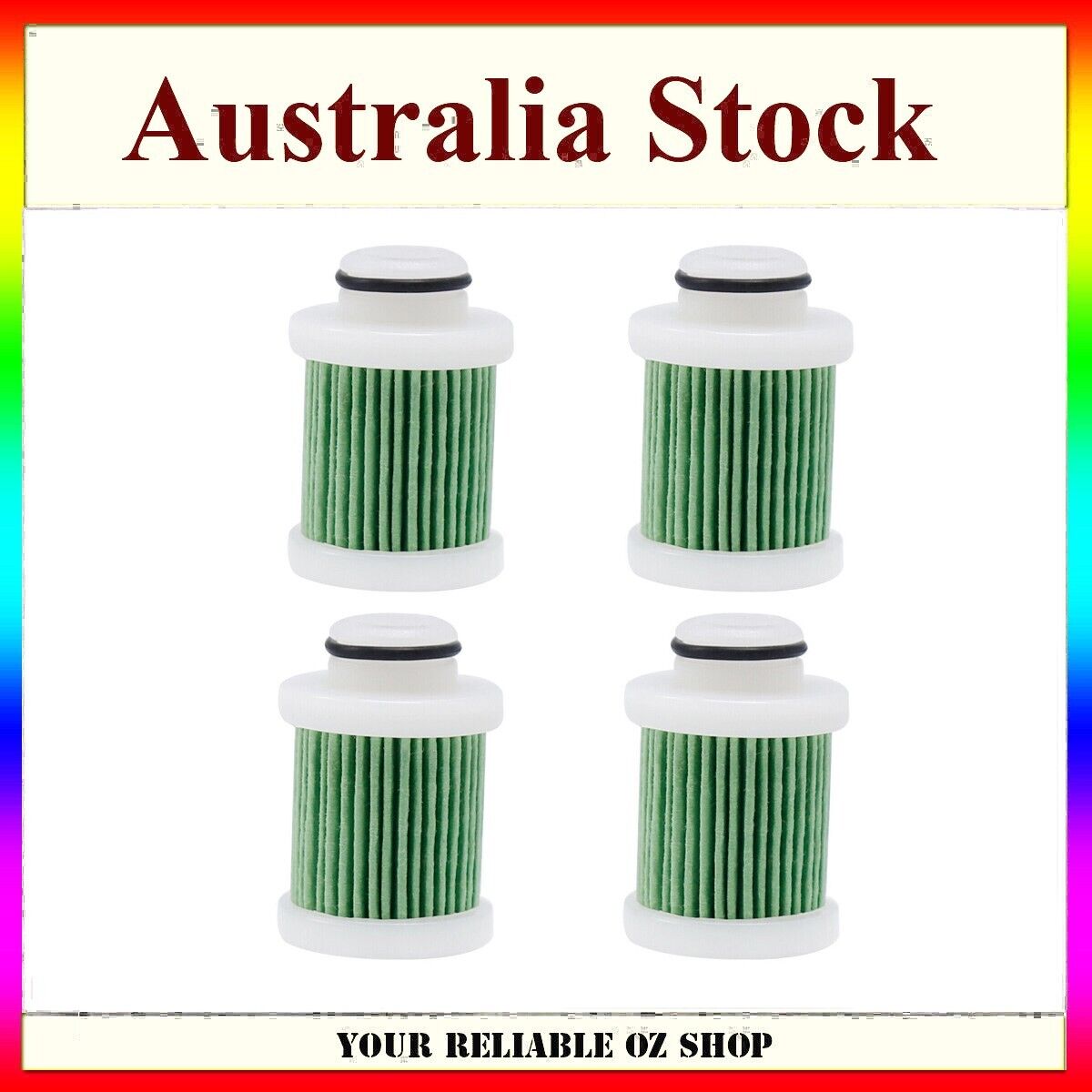 4pcs Fuel Filters for Yamaha F30 F40 F50 F60 F70 F75 F90 F115 HP 6D8-24563-00-00
