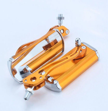 Bicycle Rear View Mirror Bike Cycling Handlebar Rearview Rectangular 1 Pair NEW