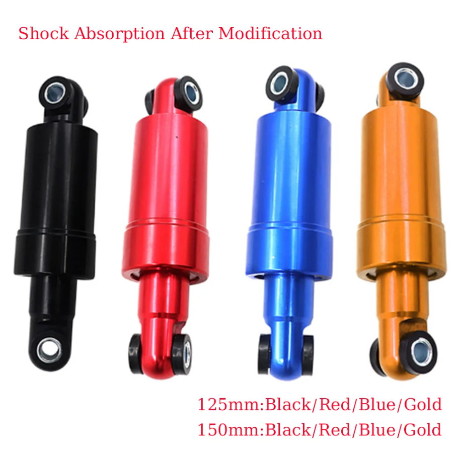 Aluminum Alloy Shock Absorber Suspension 125/150mm 750lbs For Electric Scooter