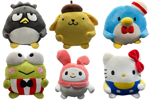 25cm Hello Kitty & Friends Squashy Podgies Series Soft Toy Sanrio Licensed Plush