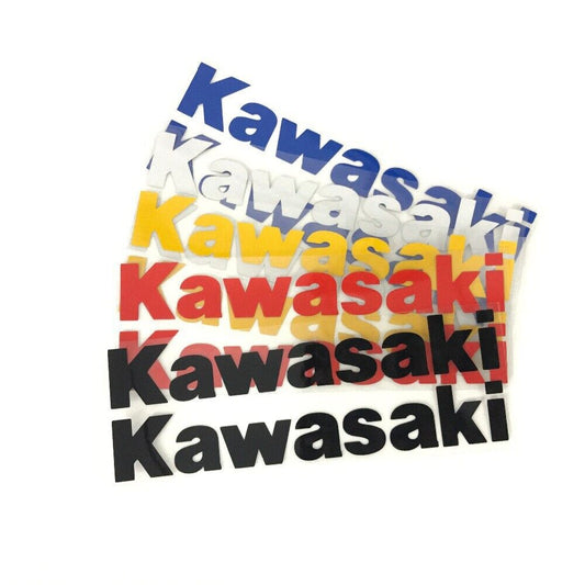 KAWASAKI Sticker Decal Badge Emblem Logo Bike Quad Motocross Petrol Fuel Tank