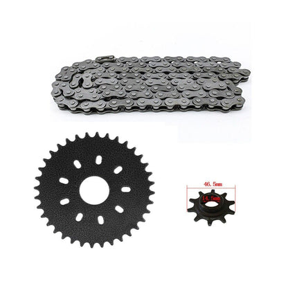 10 36T Tooth Front Rear Sprocket 415 Chain 100/80cc Motorised Bicycle Push Bike