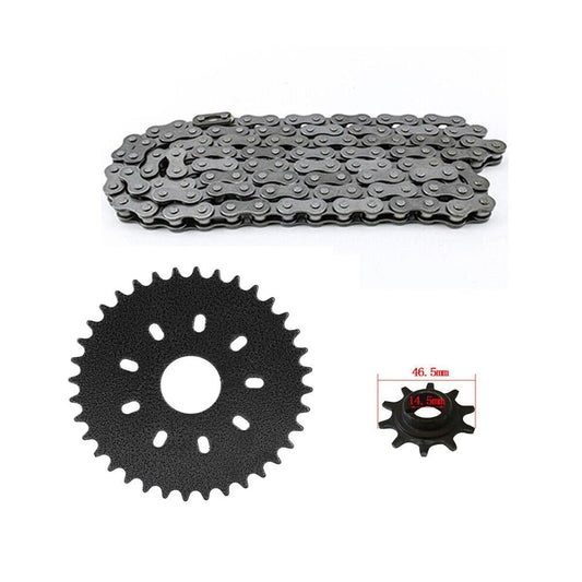10 36T Tooth Front Rear Sprocket 415 Chain 100/80cc Motorised Bicycle Push Bike