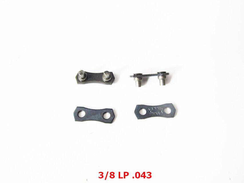 2X CHAINSAW CHAIN JOINER JOINING LINK FOR 3/8.043, 325.050, 325.058, 325.063