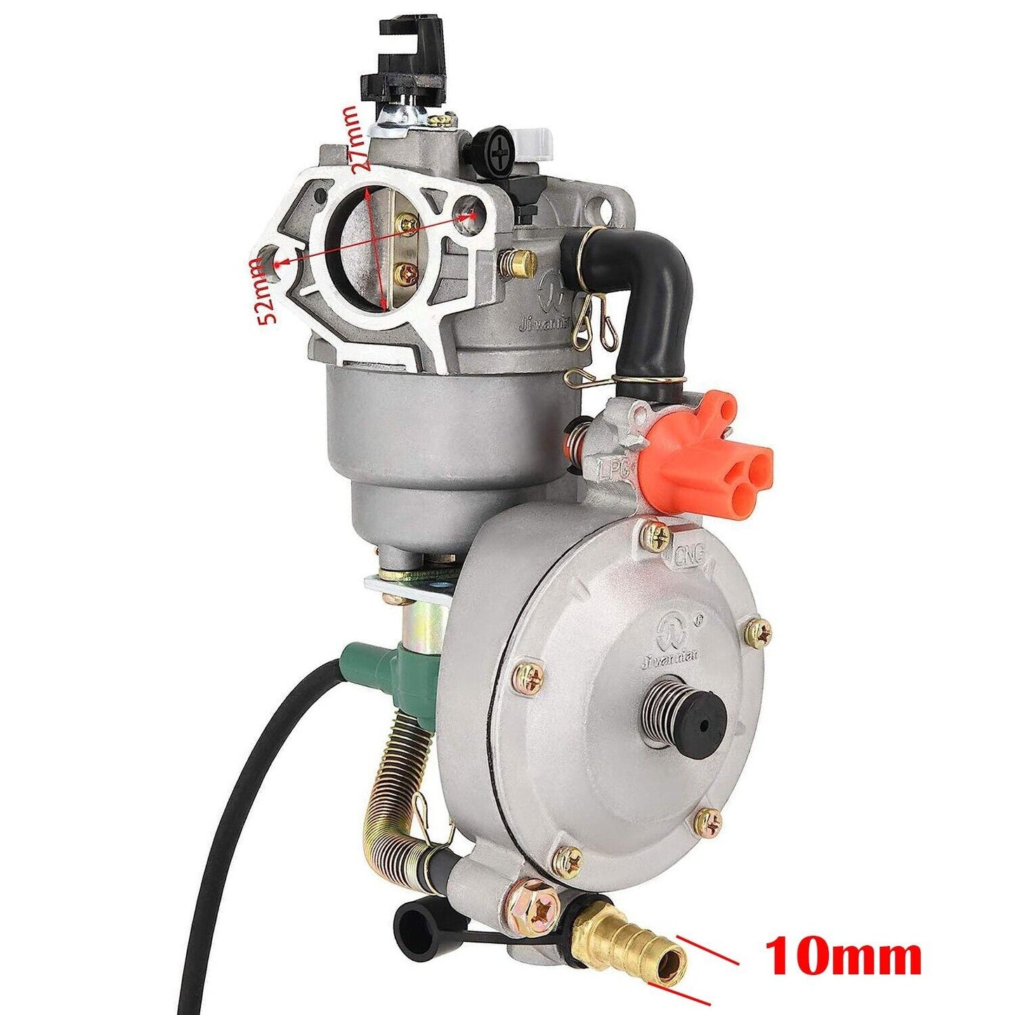 Manual LPG Dual Fuel Carburetor Carb Carby HONDA GX240 GX270 173F Gas Generator