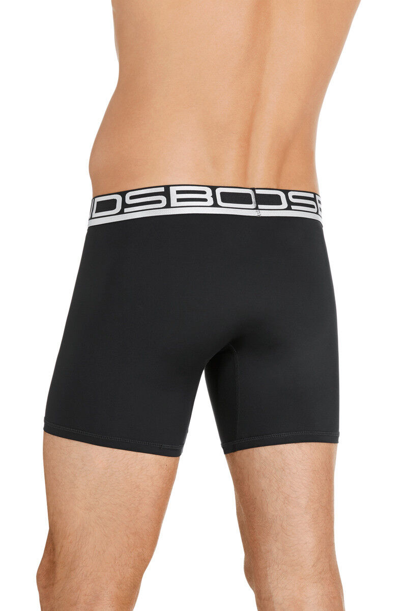 Authentic Bonds Mens Active Quick Dry Quickdry Mid Length Trunk Underwear Brief