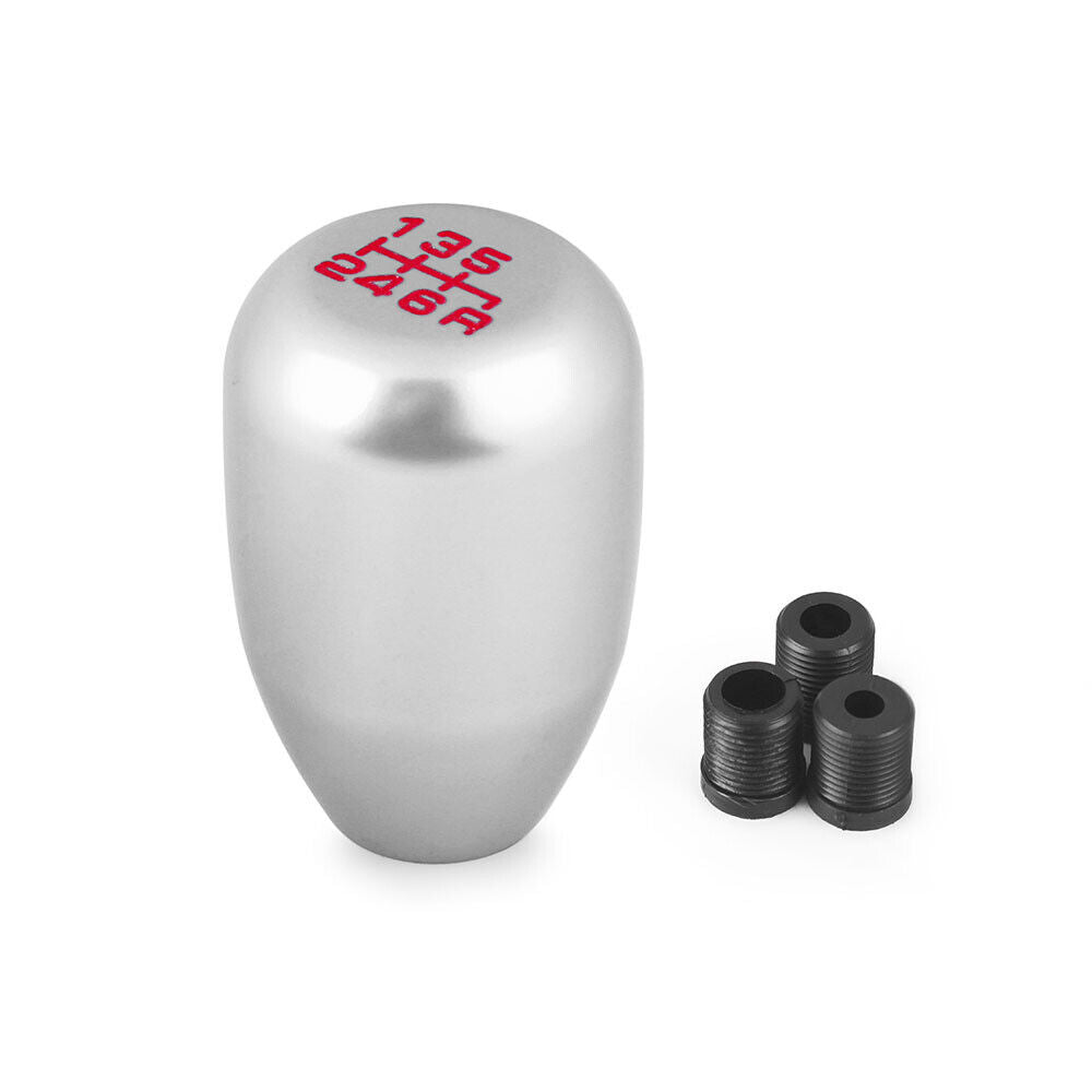 6 Speed Car Manual Gear Knob Stick Shift Shifter Lever Aluminum Gold Red Black