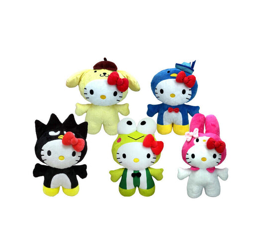SANRIO Licensed Hello Kitty Friends Dress Up Costume Plush Toy Doll 20CM 30CM