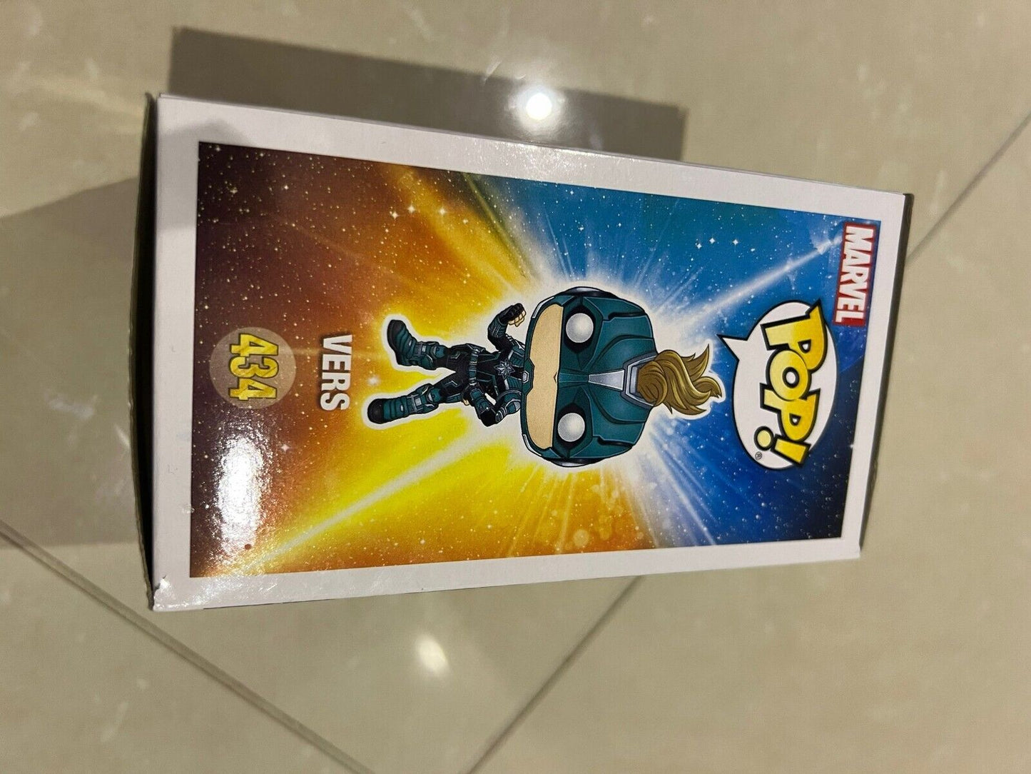 Pop! Funko 10cm Captain Marvel Vers Masked #434 Vinyl Figurine/Collectables Toy