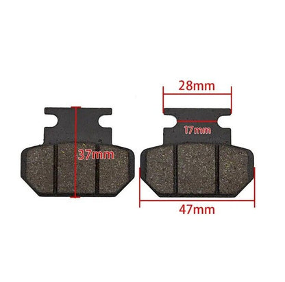 Pair Brake Pads For Citycoco Electric Scooter E-Bike Dirt Pit Pro Bike Harley