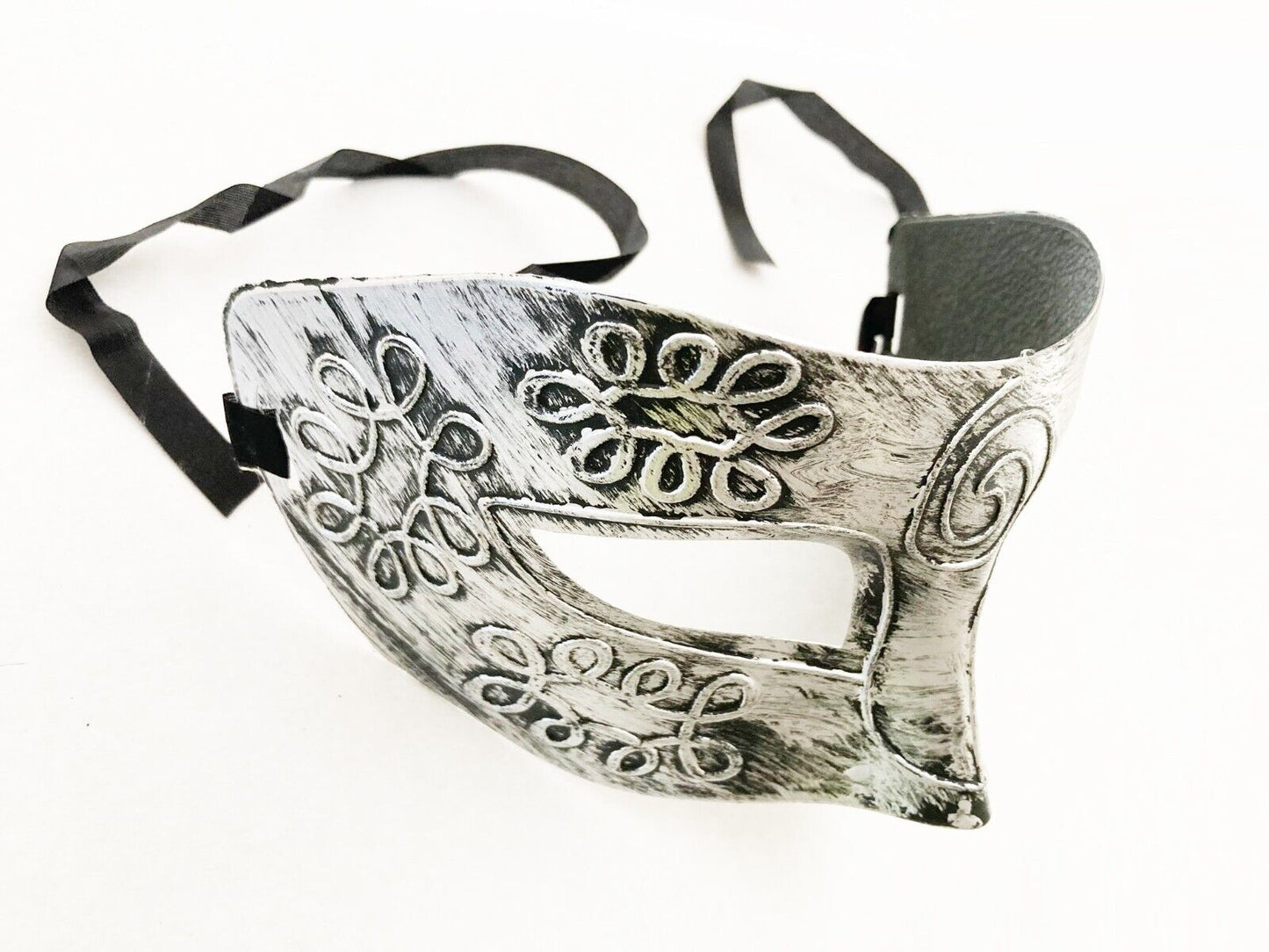 Men Women Silver Costume Masquerade Cosplay Party Mask Venetian Ball Roman Eye