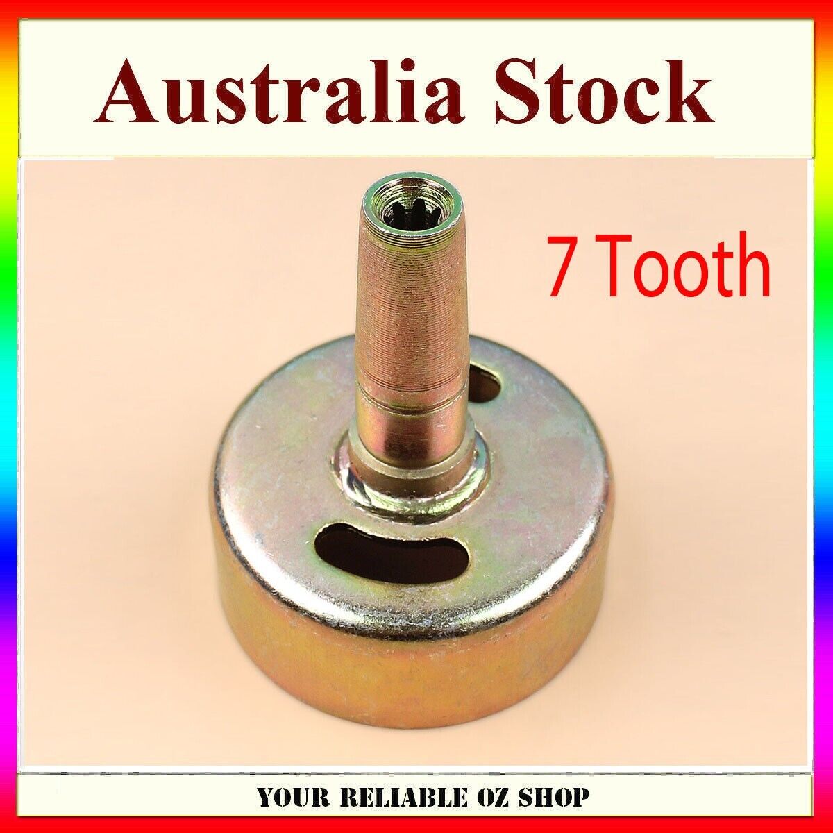7T Teeth Clutch Drum Gear Pinion Bell For Honda GX25 Mitsubishi TL23 TL26 Engine