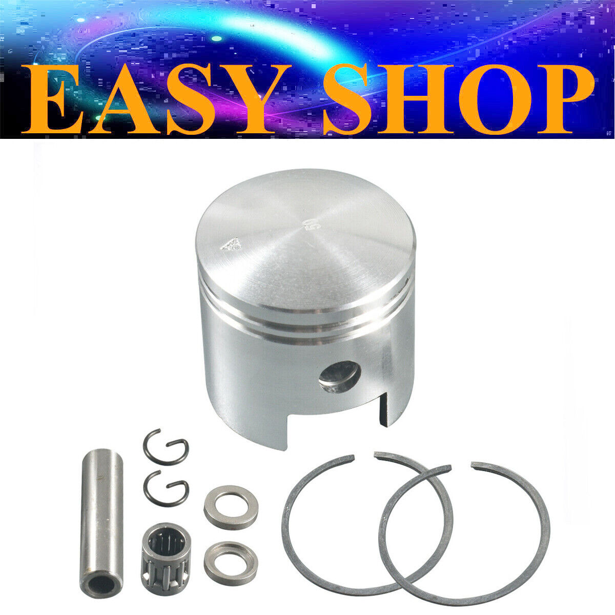 50mm Piston Rings Kit For 100cc 2 Stroke Motorised Motorized Push Bike Bicycle