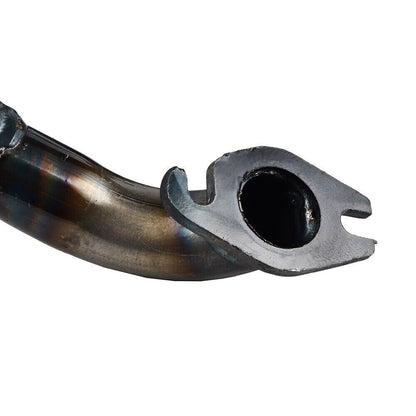 Blue Exhaust System Muffler Pipe For Yamaha Zuma Minarelli 50cc Scooter 1E40QMB